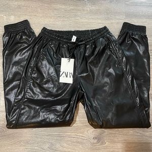 “Leather” Joggers